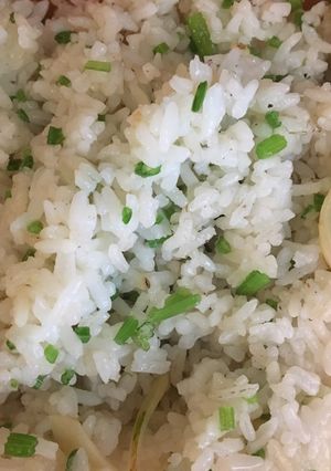 A picture of Celery Fried Rice.
