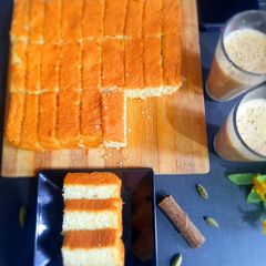 A picture of Tea time vanilla cake.
