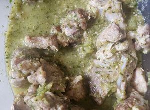 Una foto de Costillas de Cerdo en Salsa Verde