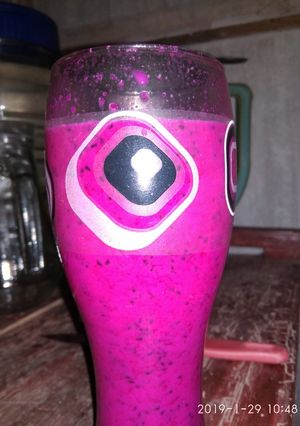 Foto resep Buah naga susu