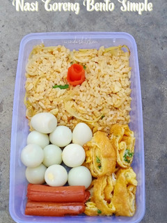 Foto resep Nasi goreng bento simple