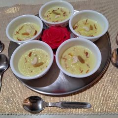 Kesari sweet potato kheer A picture of Kesari sweet potato kheer.