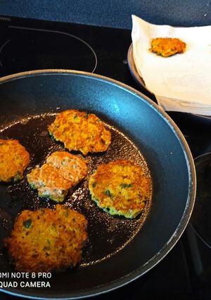 Une photo de Galettes de légumes au parmesan