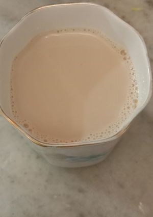 A picture of Hot bournvita milk.