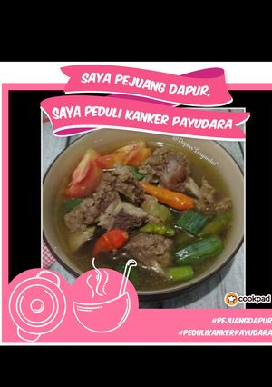 Foto resep SOP IGA SAPI #PejuangDapur #PeduliKankerPayudara