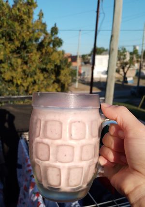 Una foto de Batido proteico helado