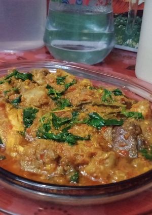Foto resep Ati ampela masak rica2 kemangi