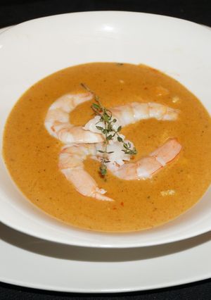 Una foto de CREMA DE CAMARONES. JON STYLE