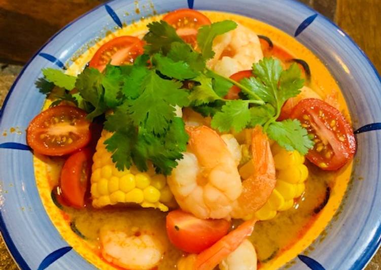 Sup Udang Jagung Asam Pedas (Resep No.53)