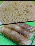 بغرير بالزبيب (Baghrir with raisins)