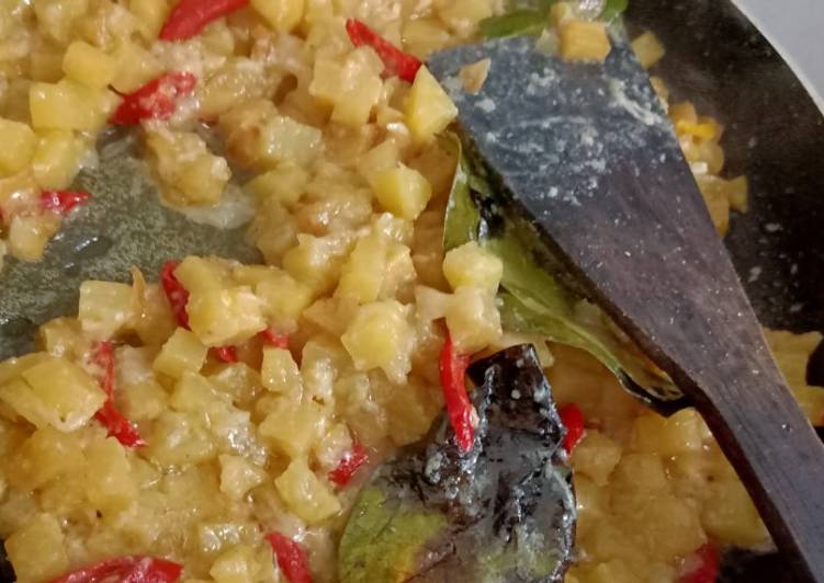 Resep 06. Sambal Goreng Kentang Santan 🍛 #fooddeha, Enak Banget