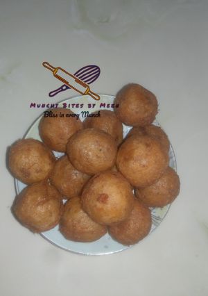 A picture of Yam Balls.