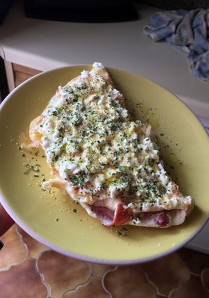 Una foto de Tortilla de jamón