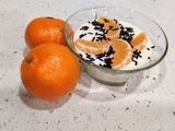 Mandarina con salsa chocogur🍊🍫 #4