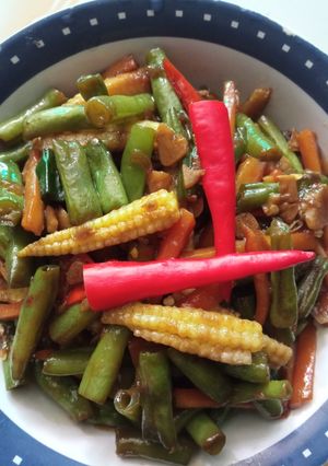 Foto resep Oseng buncis wortel janten kecap