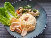 A picture of vegetable starch meat