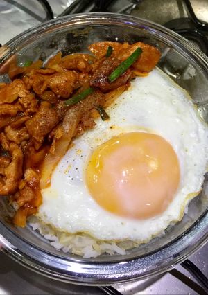 รูปของ หมูผัดซอสเกาหลี(โคชูจัง)