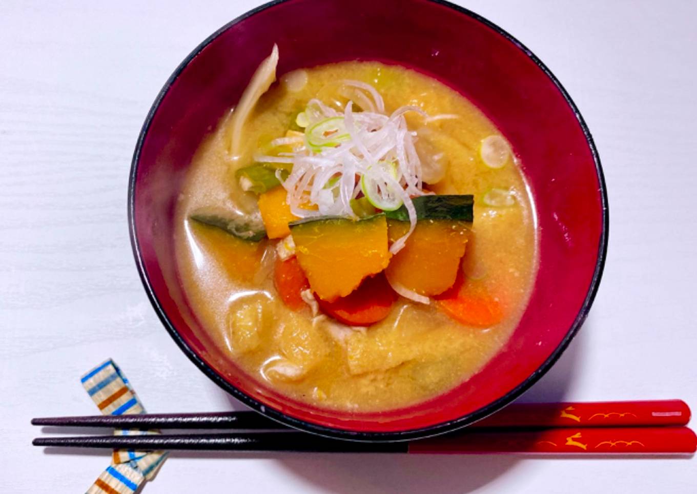 Pork and Vegetable Miso Soup