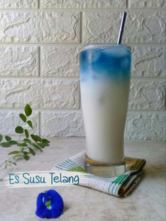 Foto resep Es Susu Telang