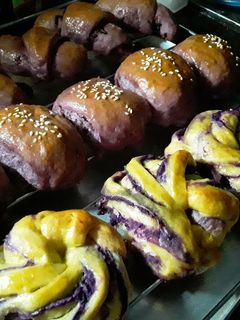 Foto resep Purple sweet potato bun