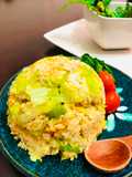 Arroz frito con lechuga Chāhan Japonés LETASU CHAJAN🇺🇾🇯🇵レタス炒飯