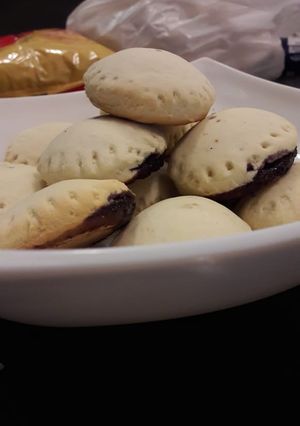 Una foto de Galletitas rellenas de arándano