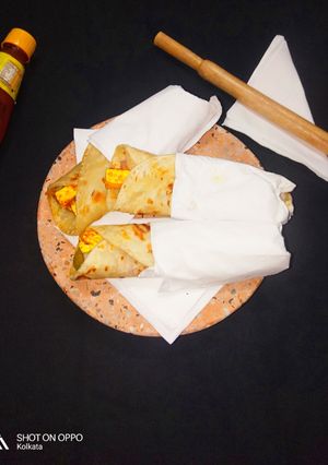 পনির রোল  (Paneer roll recipe in Bengali) রেসিপির প্রধান ছবি