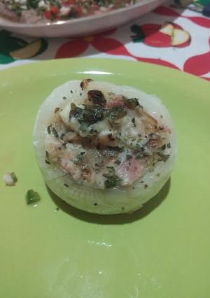 Una foto de Cebolla rellena