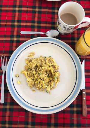 Una foto de Huevos con tortilla