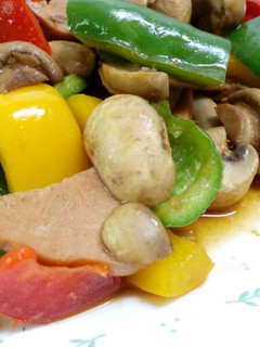彩椒蘑菇(全素) 的食譜成品照片