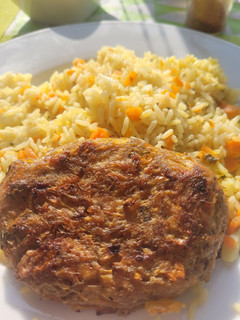 Una foto de Croquetas de jurel en tarro #coquetas de jurel para mi