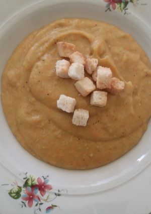 O poză a rețetei Supă cremă de legume.