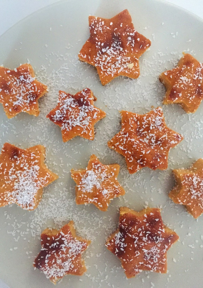 Una foto de Estrellas de calabaza y queso