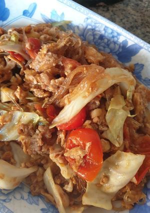 รูปของ ผัดวุ้นเส้นไข่
