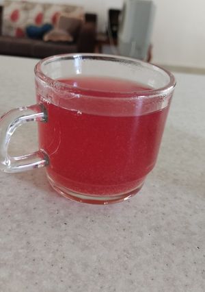 عکسی از دستور چای آلبالو