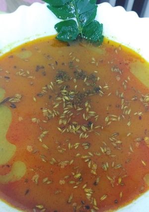 A picture of Tangy Dal Cadi.