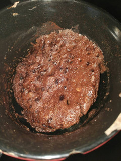 Una foto de Mugcake de chocolate y nueces