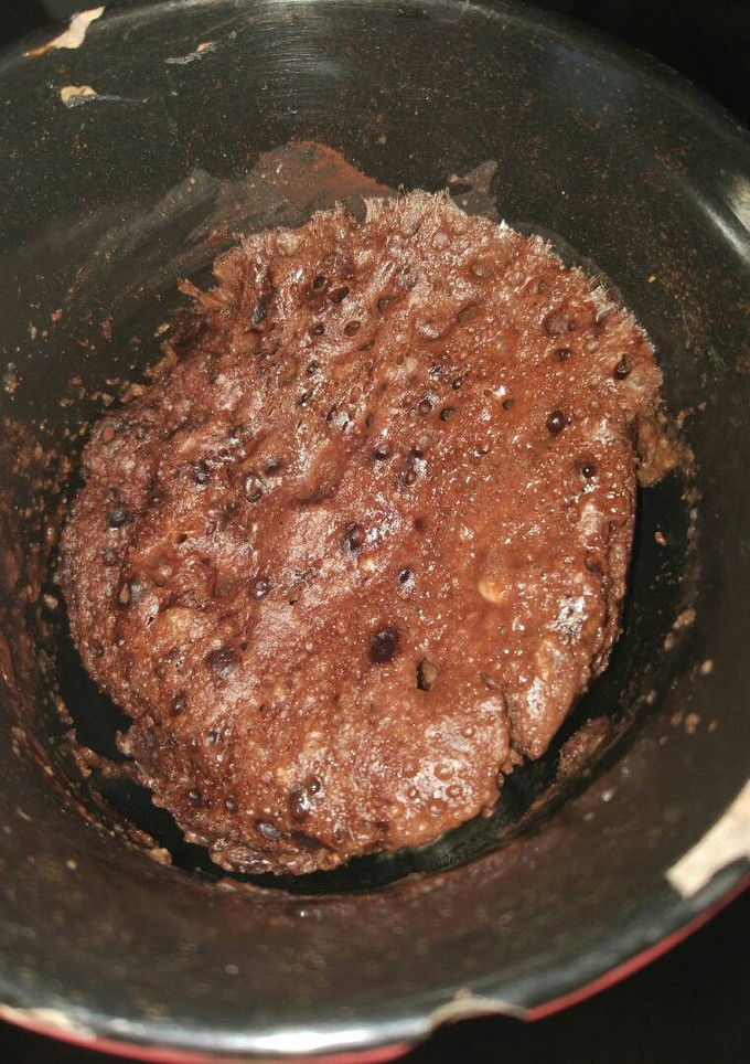 Una foto de Mugcake de chocolate y nueces