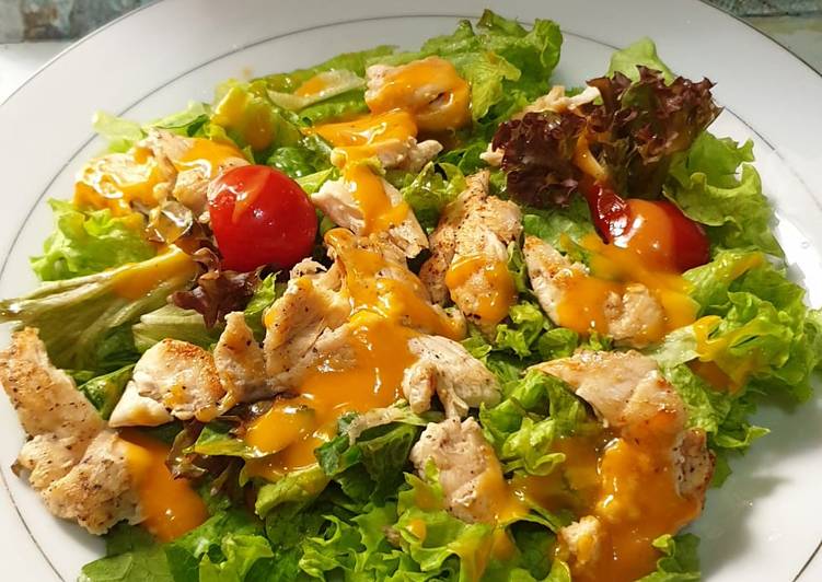 Cara Termudah Membuat Chicken salad Lezat Sekali