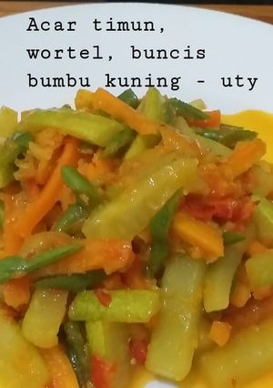 Foto resep Acar timun wortel buncis bumbu kuning #SiapRamadan