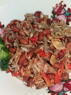 Foto resep Oseng kering pedas teri kacang