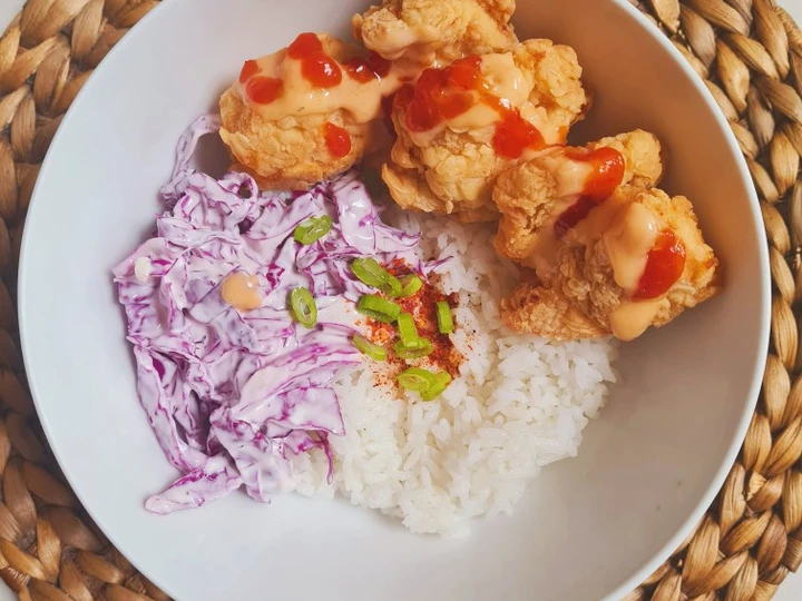 Langkah Mudah untuk Membuat Resep Chicken Karaage Rice Bowl yang Enak Banget Anti Ribet, Mantap Sekali