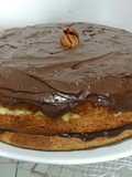 Bolo trufado de chocolate e laranja