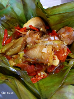 Foto resep Pepes Ikan Asin Jambal Roti