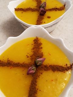 عکسی از دستور شله زرد