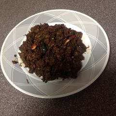 A picture of Beef masala.