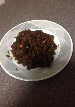 A picture of Beef masala.