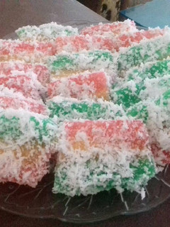 Foto resep Lapis singkong pelangi