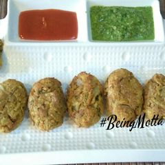 A picture of Airfried Yam Cutlets.