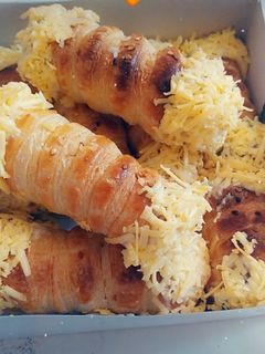 صورة لوصفة Les manchons au fromage 🧀مونشون بالجبن